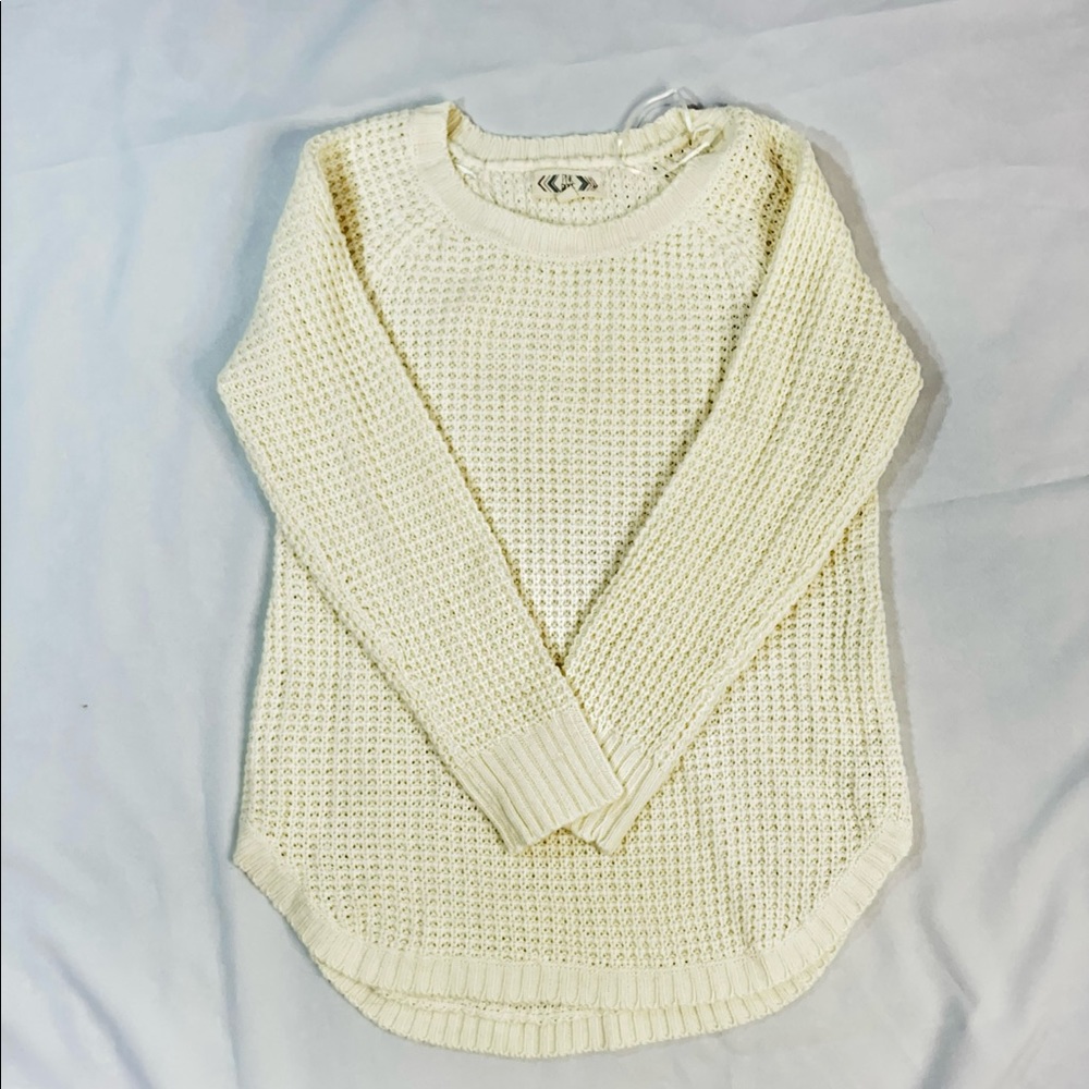 Pink Rose Knitted Crew Neck Sweater M